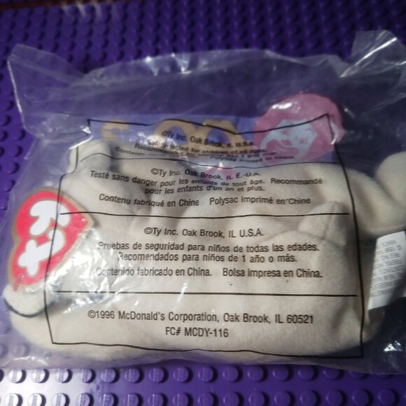 Beanie McDonalds Happy Meal Toy #3 TY Beanie Baby Chops New - Picture 2 of 2